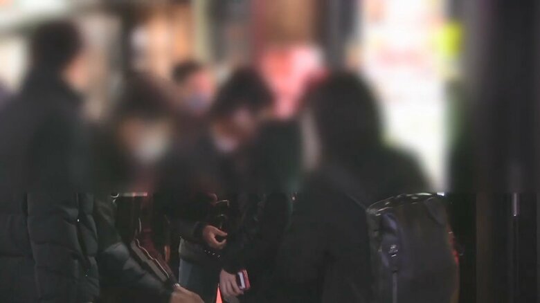 25日夜から26日早朝にかけて行われた一斉補導