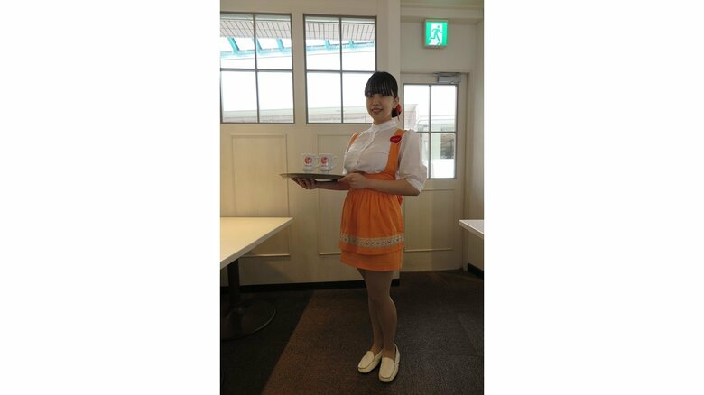 かわいらしい制服も人気になった