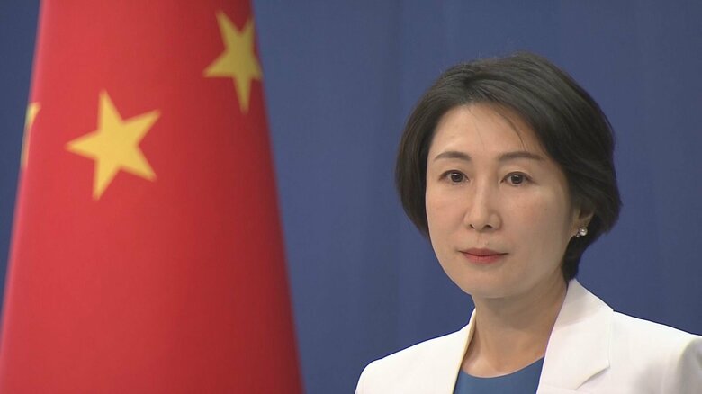 記者の質問に答える毛寧報道官（6月2日）
