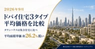 ドバイ総研、住宅タイプ別価格を調査　タウンハウスは総額が高く面積単価は低い【2026年9月】
