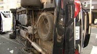 レンタカーと乗用車が衝突　横転した車から60代女性と女児が自力で脱出　レンタカーは外国人が乗車か　札幌市