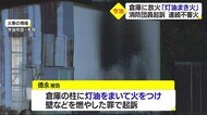 「灯油をまいて火を」 今治市の連続不審火 倉庫放火で逮捕の消防団員を起訴 他の犯行ほのめかす【愛媛】
