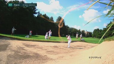 松山英樹・金メダルへ「いい位置で3日間きた」 トップと1打差の2位で最終日へ