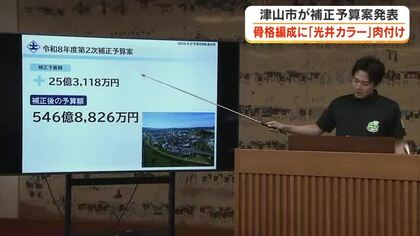 ２月就任の光井市長が政策的経費肉付け…津山市が子育て支援・物価高騰対策盛り込む補正予算案【岡山】