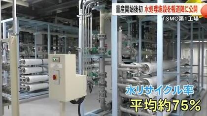 菊陽町のＴＳＭＣ第１工場が量産開始後初めて水処理施設を報道公開 取水量の削減に取り組む【熊本】