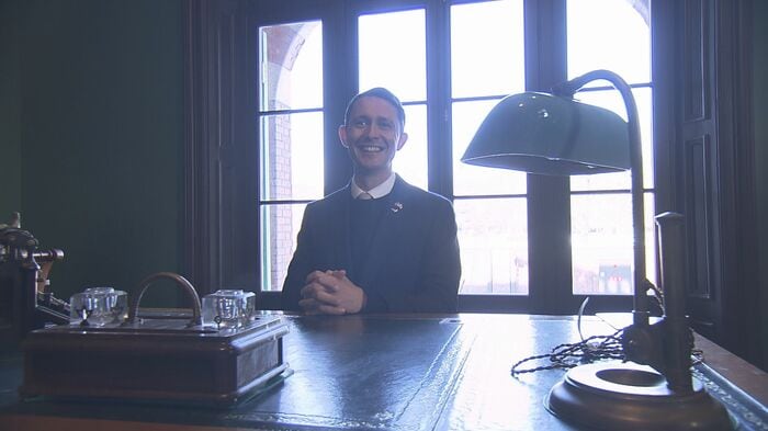 「大先輩がここで働いていたかと思うと感慨深い」