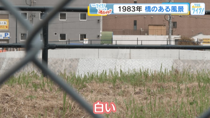 橋があった痕跡のようなものを発見！
