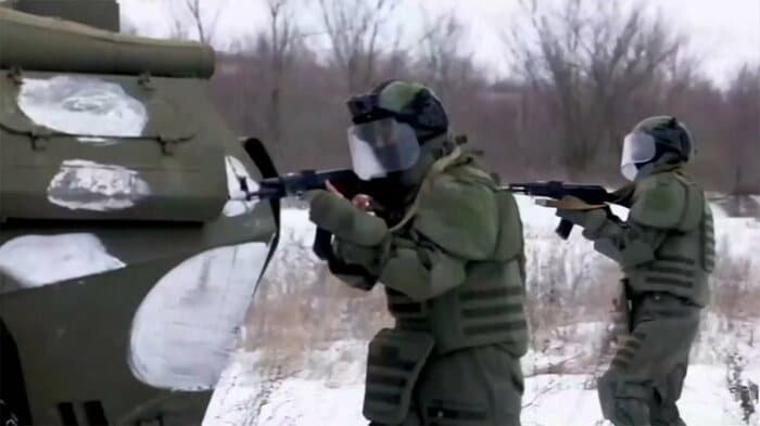 ロシア軍の軍事演習(ウクライナ国境周辺 1月21日公開)