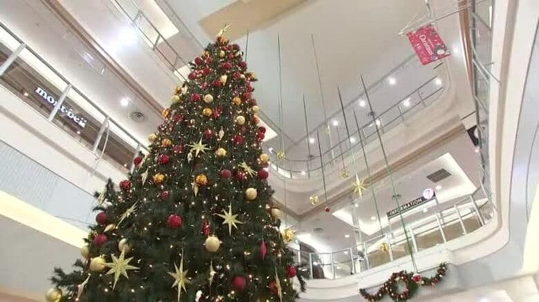 商業施設でクリスマスツリー点灯式　園児に一足早いプレゼント　岩手県盛岡市｜FNNプライムオンライン