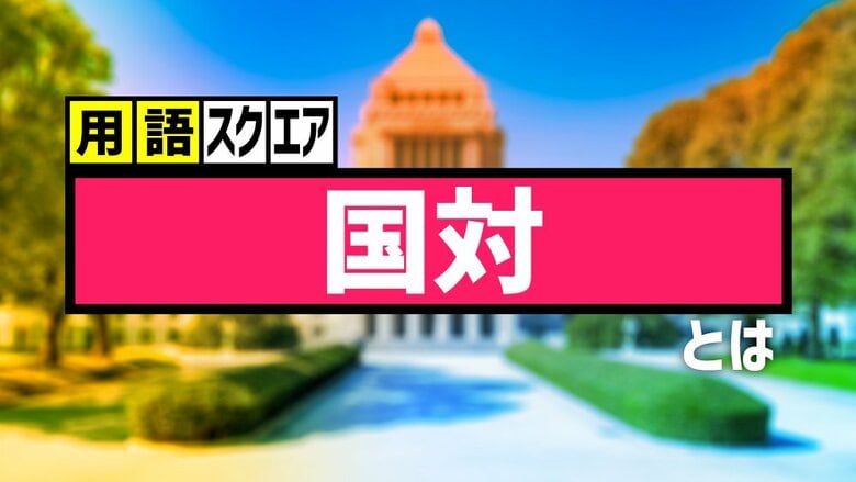 【用語スクエア】「国対」とは 各党の国会戦略に関する重要な司令塔｜FNNプライムオンライン