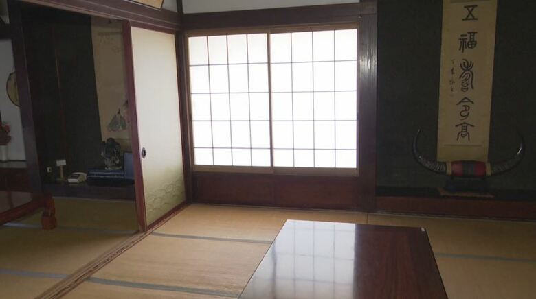 撮影が行われた部屋