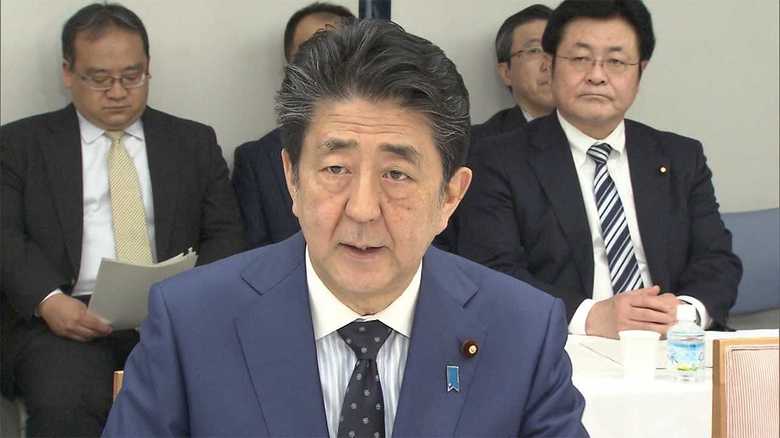 「集中ヒアリング」に出席した安倍首相(3月24日)