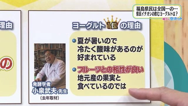 発酵学者・小泉武夫先生　2022年取材　1位の理由