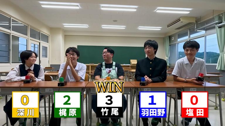 なんと竹尾さんが優勝
