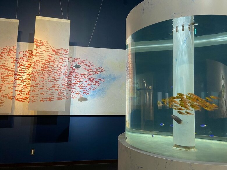 スイミーの企画展「絵本すいぞくかん」を開催中（提供：アクアマリンふくしま）