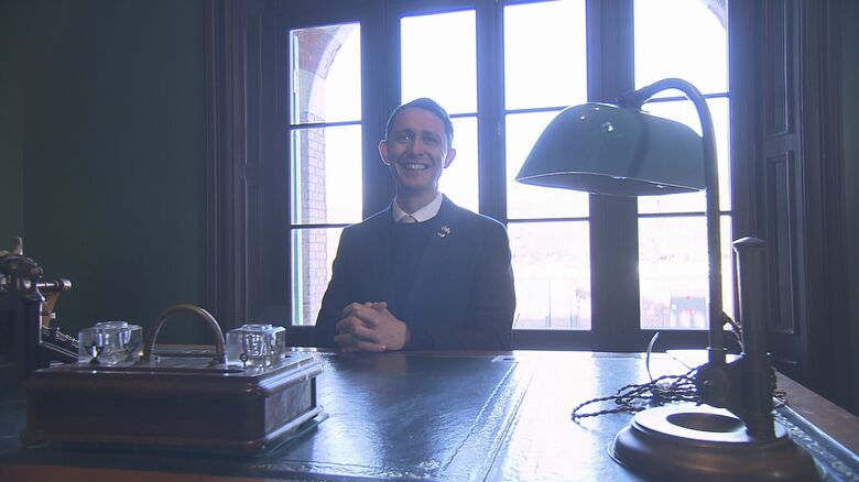 「大先輩がここで働いていたかと思うと感慨深い」