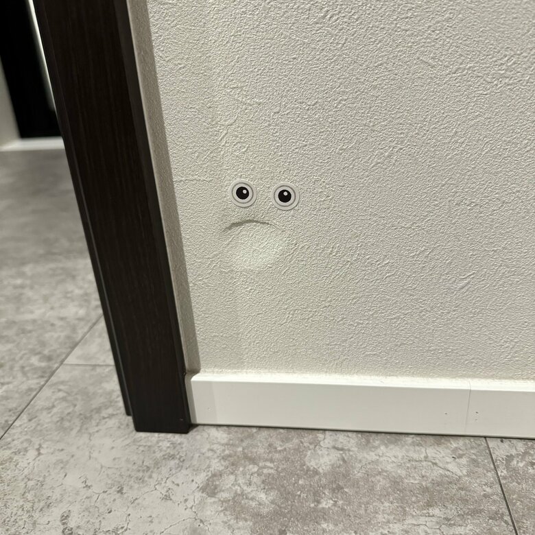 凹みに命を吹き込んだ（提供：エディさん）