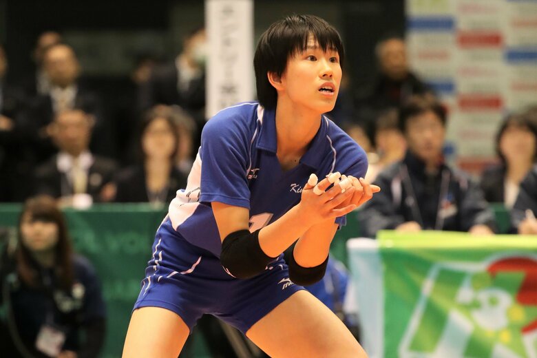 金蘭会時代の林琴奈（写真提供：月刊バレーボール）
