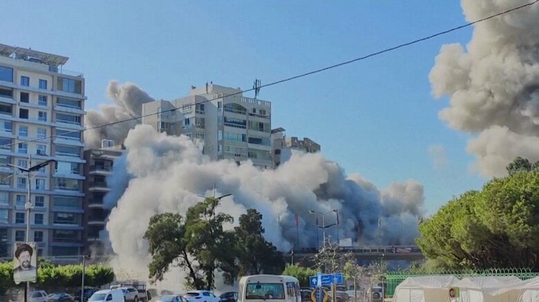 イスラエル軍によるベイルート空爆