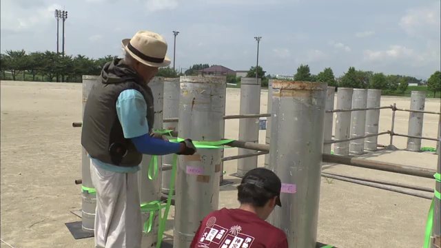 筒の固定など　より安全に