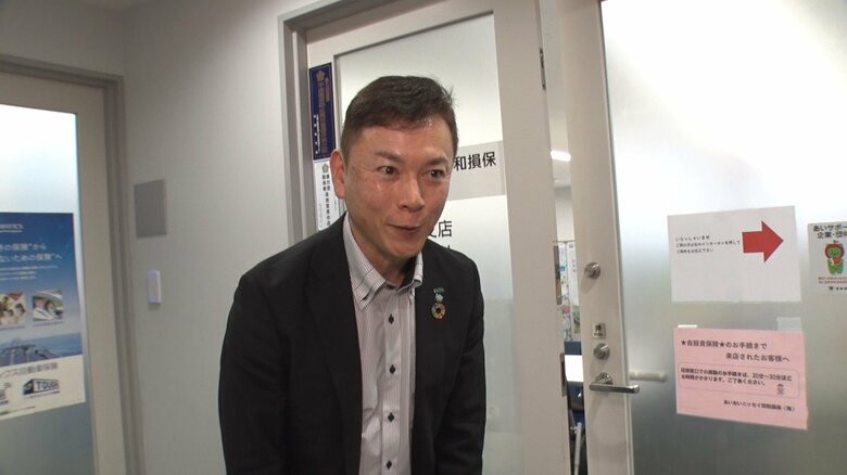 明るく出迎えてくれた千葉晃久さん（61）