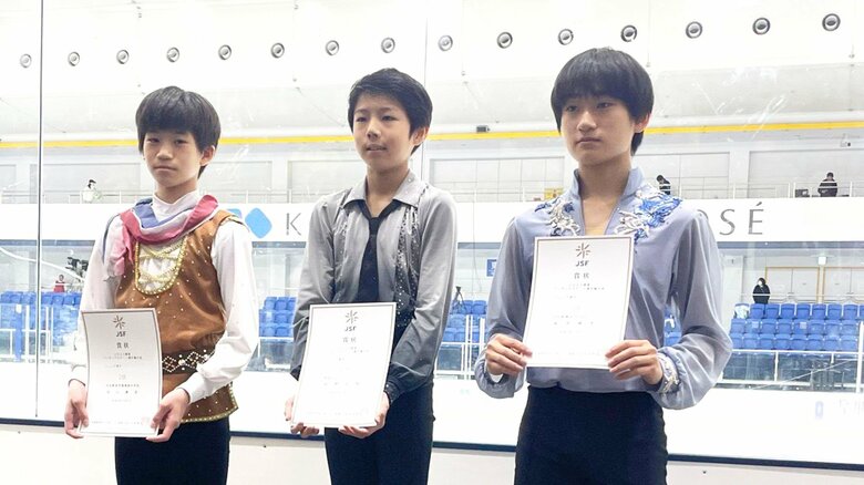 ジュニア男子表彰台（関東選手権）