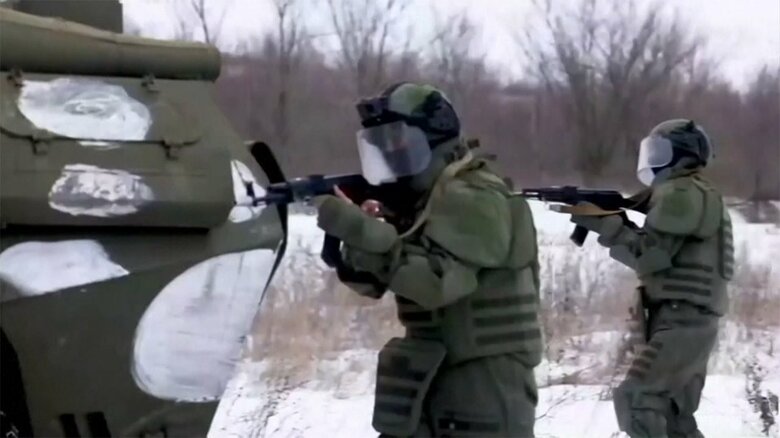 ロシア軍の軍事演習（ウクライナ国境周辺　1月21日公開）