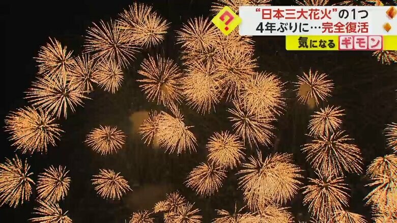 夜空に打ち上がる、たくさんの花火