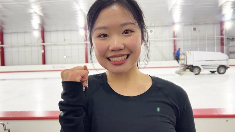 世界選手権に向けて「頑張ります！」と意気込む中井