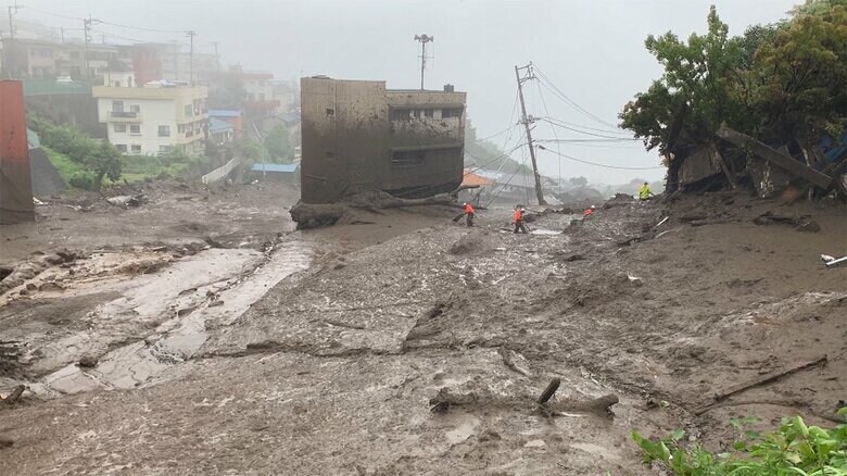 7月3日　熱海市でおきた土石流災害