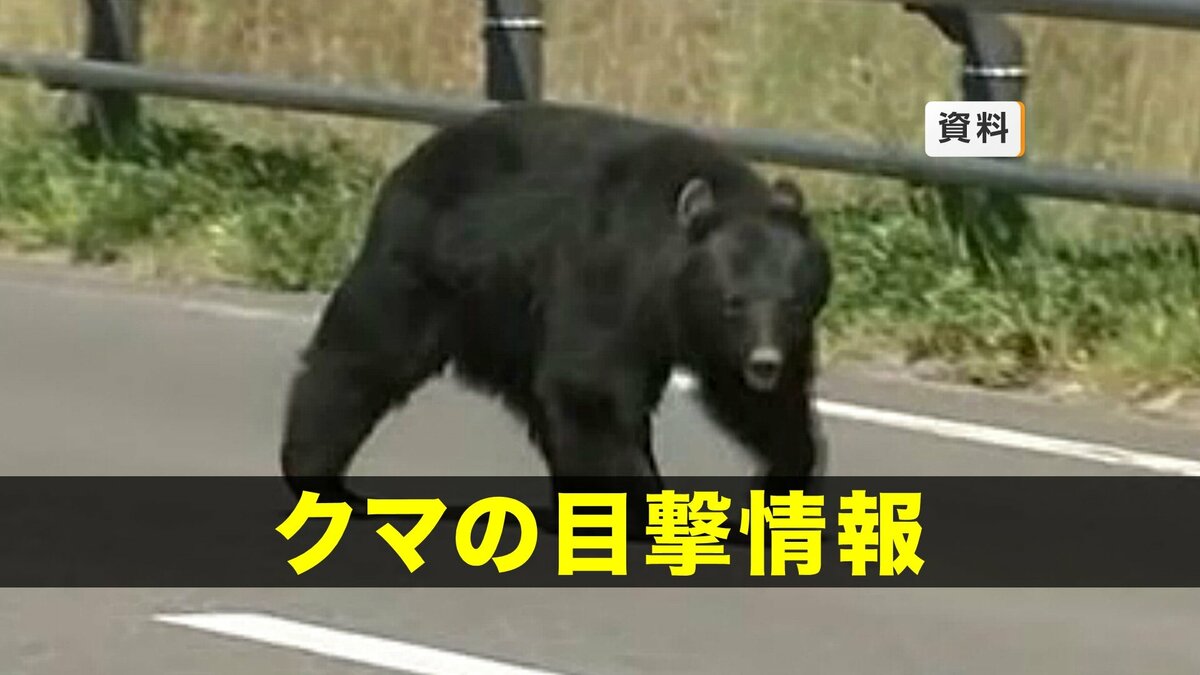 クマ目撃】盛岡市の高松公園ばら園付近でクマ1頭目撃 付近には小学校や