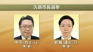 久慈市長選挙　告示　元県議と元市議の新人2人が立候補を届け出　岩手県