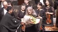 世界的ピアニストのマルタ・アルゲリッチさんが演奏　水戸室内管弦楽団と共演　大分