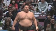 朝乃山、幕内復帰後の初白星　羽出山を寄り倒しで下す【大相撲初場所 2日目結果】