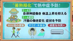 熱中症を防ぐには【暑熱順化】が重要!ポイントを押さえて新型コロナの夏を乗り切る!