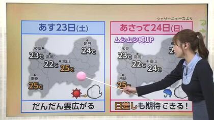 週末は蒸し暑い曇り空　来週は「大雨の可能性も」【気象予報士 解説（ソラをライブ）】
