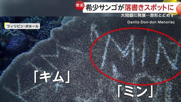 無数に刻まれた韓国人の名前