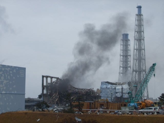 水素爆発を起こした3号機(提供:東京電力/2011年3月21日撮影)
