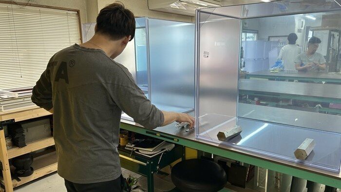 石油由来の材料の目詰まりがおきている