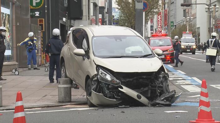 事故があった現場 名古屋市中区