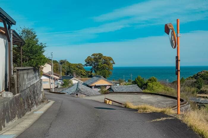 三重県熊野市・波田須（2024年3月撮影）