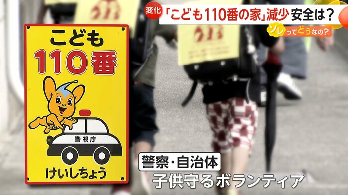 「こども110番の家」のステッカー