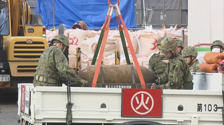 地中の“戦争の痕跡”が暮らしに影響…名古屋で相次ぐ不発弾の発見 12/15も処理のため東山線の一部等で運休｜FNNプライムオンライン