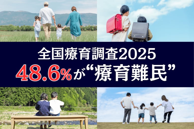 【全国療育調査】支援を希望するも受けられない“療育難民”が48.6%と判明、保護者の52%がオンライン発達支援に関心