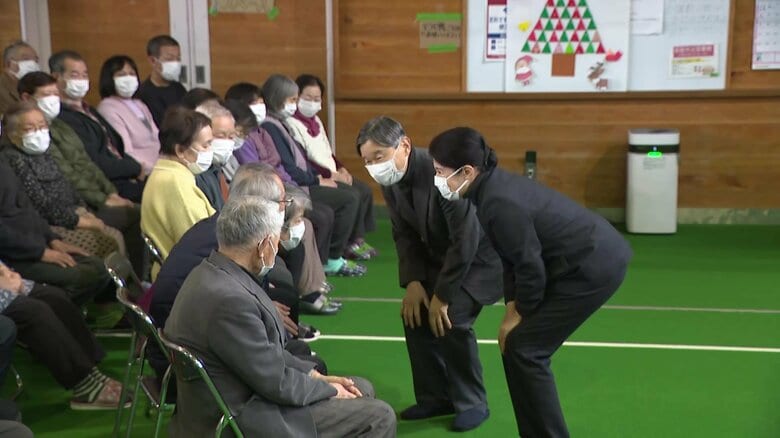 被災者一人一人に目線を合わせ…天皇皇后両陛下3度目の能登へ　豪雨被災地で犠牲者に黙礼「本当に元気を頂きました」被災者から感謝の声｜FNNプライムオンライン