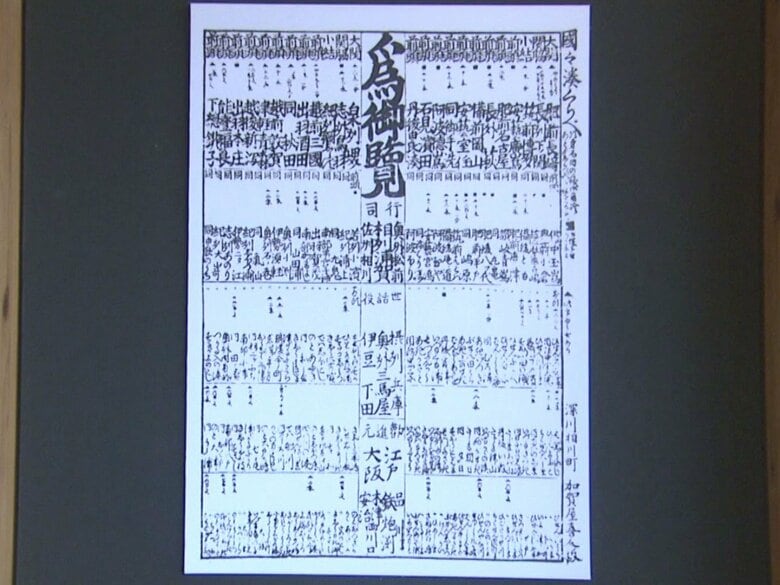 江戸から明治にかけ流行…『海』にまつわる物を相撲の番付表のように紹介する企画展 三重県鳥羽市 海の博物館｜FNNプライムオンライン