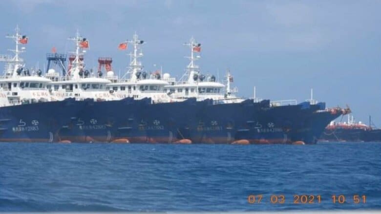 【解説】220隻で南シナ海を占拠した中国「海上民兵」にフィリピンが手を出せない理由｜FNNプライムオンライン