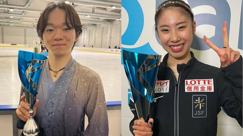 ロンバルディア杯で早くも熾烈な戦いを展開！男子は鍵山優真が2位、女子は住吉りをんが初優勝、シニアデビューの中井亜美が2位｜FNNプライムオンライン