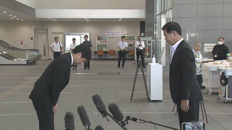 『米まずい』発言を“直接謝罪” 新潟・上越市長が兵庫・三田市を訪問 三田米の評価回復へ試食も「本当においしい」｜FNNプライムオンライン