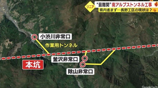 全長 約8.4kmの長野工区